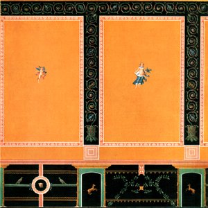 Dekoracja ścienna, Pompeje, Włochy, 1928. autorstwa Unbekannt