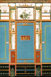 Dekoracja ścienna, Pompeje, Włochy, 1928. autorstwa Unbekannt