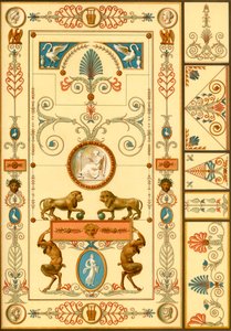 Malowidło ścienne i dekoracja sufitu, Niemcy, początek XIX w., 1898 r. autorstwa Unbekannt