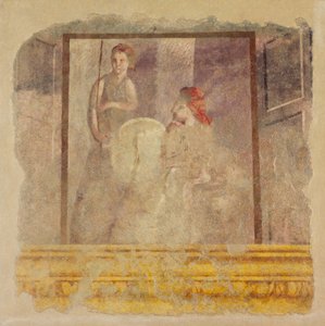Fragment malowidła ściennego z północnej ściany Sali H Willi P. Fanniusa..., ca. 50-40 p.n.e. autorstwa Unbekannt