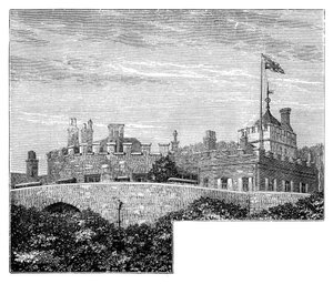 Zamek Walmer, Kent, ok. 1888 r. autorstwa Unbekannt