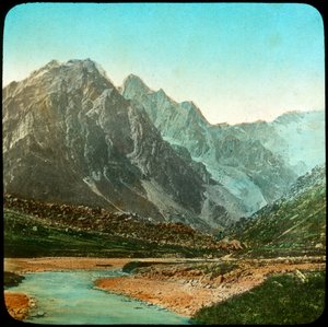 Dolina Wanga, rzeka Sutlej, Indie, koniec XIX lub początek XX wieku autorstwa Unbekannt