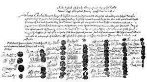 Nakaz egzekucji króla Karola, 1648, 1909 autorstwa Unbekannt