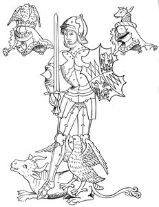 Warwick the Kingmaker, XV-wieczny angielski szlachcic i żołnierz, 1893 autorstwa Unbekannt