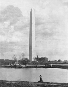 Pomnik Waszyngtona, Waszyngton DC, USA, ok. 1900. autorstwa Unbekannt
