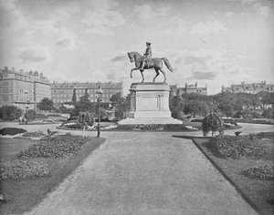 Posąg Waszyngtona, Ogród Publiczny, Boston, c1897. autorstwa Unbekannt