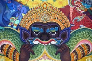 Świątynia buddyjska Wat Ananda Metyarama Thai, 20160818, Singapur, Singapur autorstwa Unbekannt