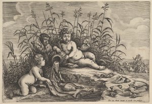 Woda z Czterech Żywiołów, według Avont, 1647. autorstwa Unbekannt