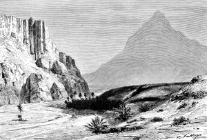 Web El-Halluf, niedaleko Figuig, Maroko, 1895 autorstwa Unbekannt