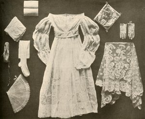 Strój ślubny panny Sary Hayes z Filadelfii, ok. 1750, 1937 r. autorstwa Unbekannt