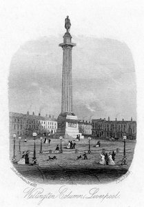 Kolumna Wellingtona, Liverpool, 1864 autorstwa Unbekannt