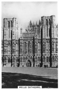 Katedra w Wells, Wells, Somerset, Anglia, 1936 r autorstwa Unbekannt