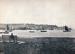 West Cowes - Widok z East Cowes, 1895 autorstwa Unbekannt