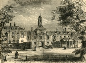 Zachodni front Pałacu Kensington, c1876. autorstwa Unbekannt