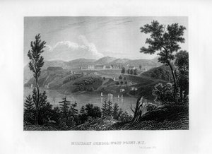 Szkoła Wojskowa West Point, Nowy Jork, 1855 autorstwa Unbekannt