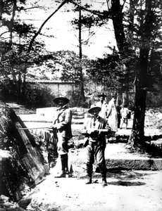 Zachodni goście do Korei, 1900 autorstwa Unbekannt