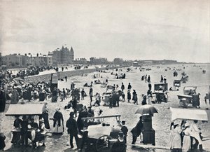 Weston-Super-Mare - Letnia scena na piaskach, 1895 autorstwa Unbekannt