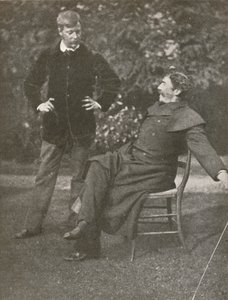 Whistler i Menpes, ok. 1885, 1904. autorstwa Unbekannt