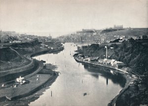 Whitby - Widok ogólny miasta, 1895 autorstwa Unbekannt