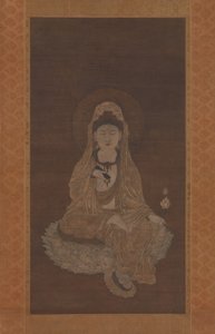 Kannon w białej szacie, XIII wiek. autorstwa Unbekannt