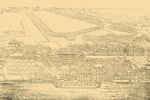 Whitehall, z rzeki, 1881. autorstwa Unbekannt