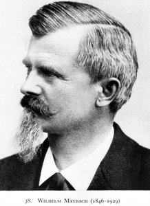 Wilhelm Maybach, niemiecki wynalazca i projektant samochodów, ok. 1900 autorstwa Unbekannt
