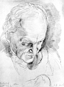 William Blake 1757-1827, angielski mistyk, poeta, malarz i rytownik, 1820 autorstwa Unbekannt