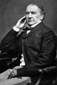William Ewart Gladstone, brytyjski liberalny mąż stanu, XIX wiek autorstwa Unbekannt