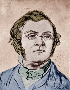 William Makepeace Thackeray - 1811-1863. Angielski powieściopisarz. Autor „Vanity Fair” i innych popularnych powieści. (William Makepeace) Angielski powieściopisarz -18 lipca 1811 24 grudnia 1863. autorstwa Unbekannt