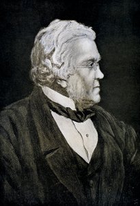 William Makepeace Thackeray, angielski powieściopisarz XIX wieku, 1911 autorstwa Unbekannt