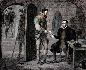 William Tyndale, tłumacz języka angielskiego, 1536 koniec XIX wieku autorstwa Unbekannt