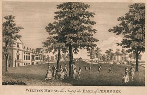 Wilton House siedziba hrabiego Pembroke, 1779. autorstwa Unbekannt