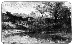 Zamek Windsor, Berkshire, 1900 autorstwa Unbekannt