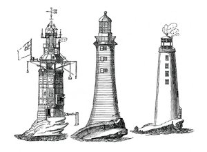 Latarnie Winstanley, Smeaton i Rudyerd, 1833 autorstwa Unbekannt