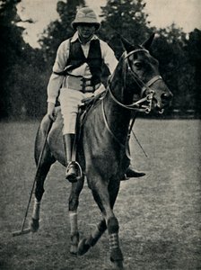 Winston Churchill grający w polo, lata 20., 1945. autorstwa Unbekannt