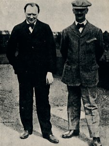 Winston Churchill i George Lambert, 1912, 1945. autorstwa Unbekannt