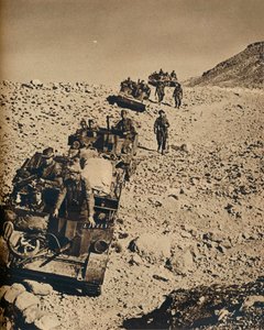 Z ludźmi Andersona w Tunezji, 1943 autorstwa Unbekannt