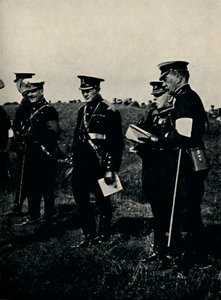 Z generałem francuskim podczas manewrów wojskowych, 1912, 1945. autorstwa Unbekannt