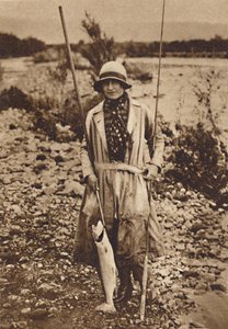 Z połowem w Tokanu w Nowej Zelandii, c1927, 1937 autorstwa Unbekannt