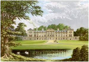 Opactwo Woburn, Bedfordshire, dom księcia Bedford, ok. 1880 r autorstwa Unbekannt