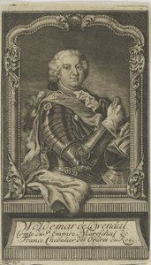 Woldemar Freiherr von Löwendal 1660-1740 , przed 1748 r. autorstwa Unbekannt