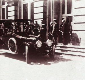 Woodrow Wilson i król Albert I, c1914-c1918 autorstwa Unbekannt