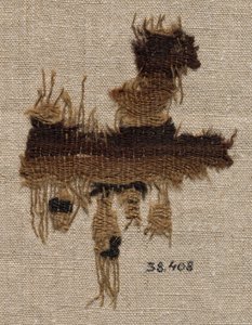 Fragment wełny, III wiek. autorstwa Unbekannt