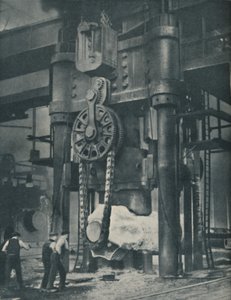 Robotnicy w metalu, od którego zależy nasza cywilizacja, ok. 1935 r. autorstwa Unbekannt
