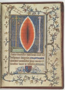 Rana Chrystusa z psałterza i modlitewnika Bonne de Luxembourg, ok. 1345 autorstwa Unbekannt