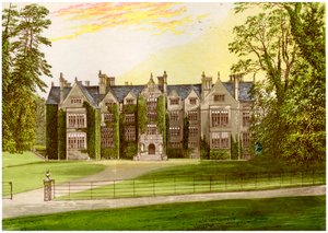 Opactwo Wroxton, Oxfordshire, dom rodziny North, ok. 1880 autorstwa Unbekannt