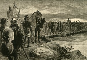 Kserkses przekraczający Hellespont, 1890. autorstwa Unbekannt