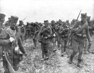 Młodzi serbscy rekruci, 1914 autorstwa Unbekannt