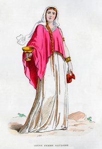 Młoda kobieta Gal, 1882-1884 autorstwa Unbekannt