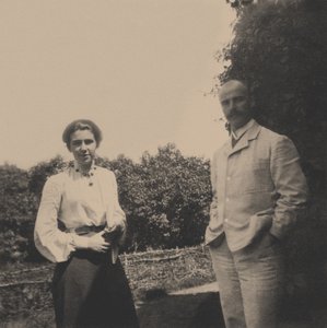 Jurij Aleksandrowicz Olsufjew 1878-1938 z żoną Zofią Władimirowną, lata 1900 autorstwa Unbekannt